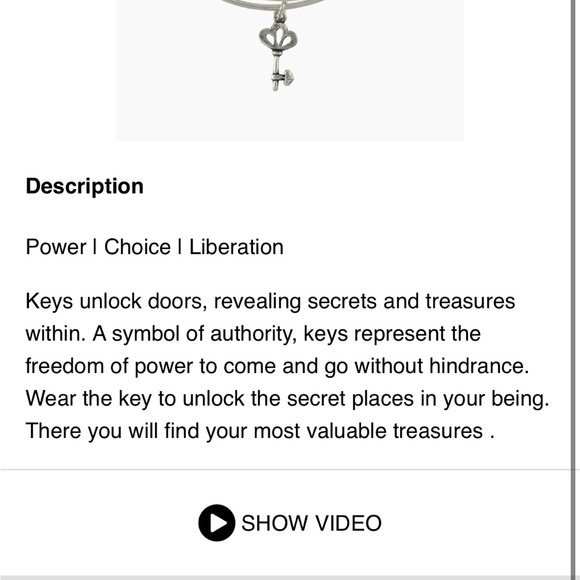 Alex and Ani Skeleton Key Charm Bangle Bracelet - Picture 2 of 3